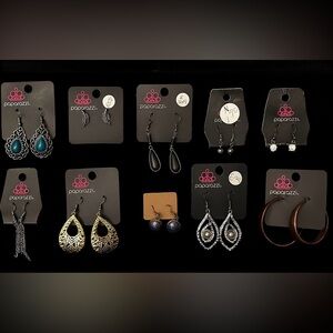 Black and Silver Earring Collection